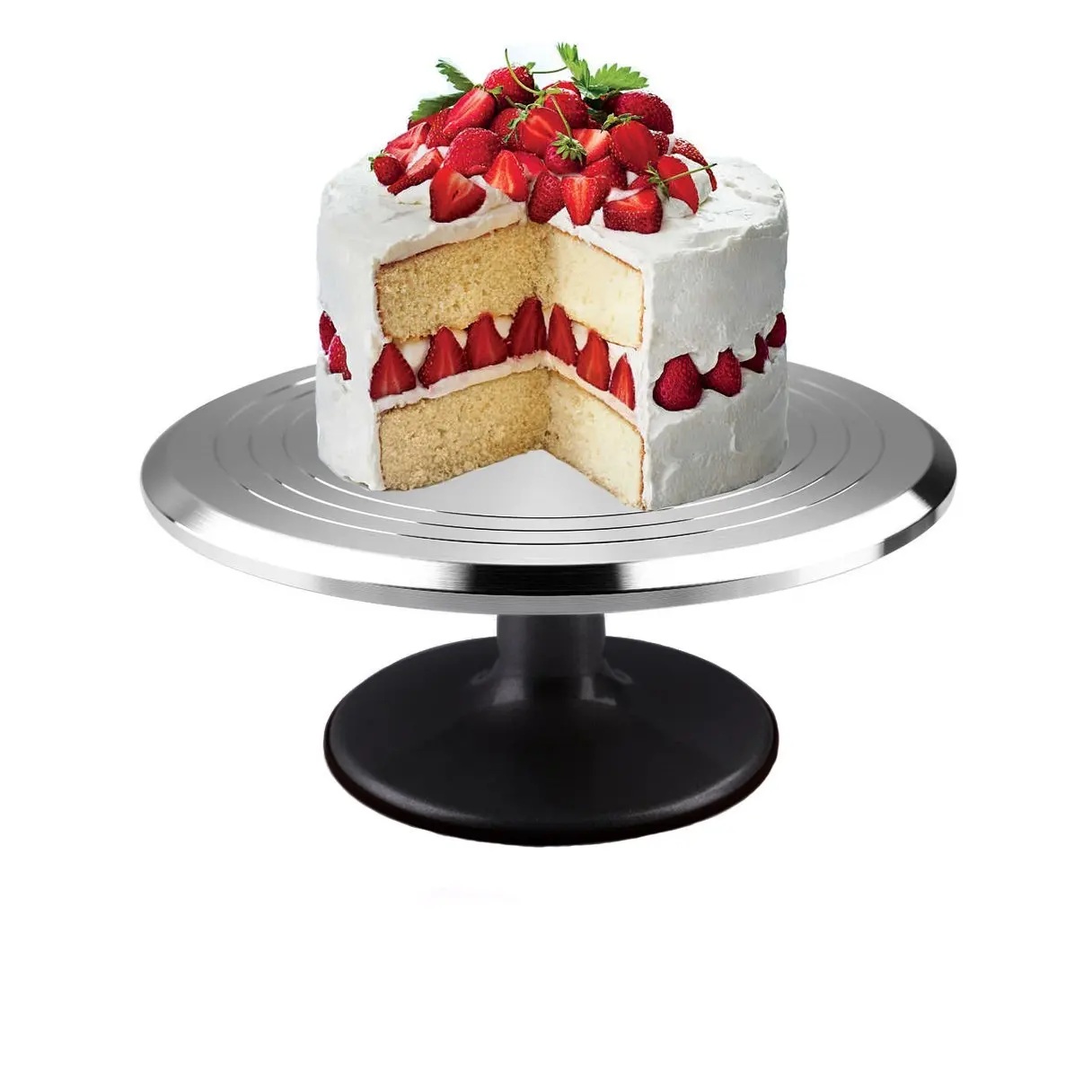 Aluminium Alloy Cake Turntable 12 Inch Revolving Rotating Cake ...