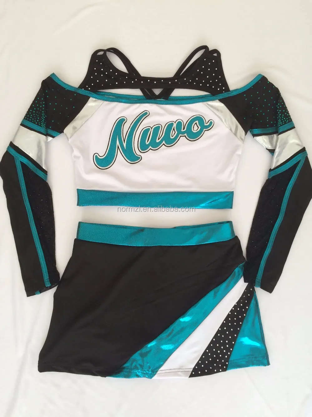 Girls And Kids Custom Long Sleeve Cheerleading Uniforms Wholesale - Buy ...