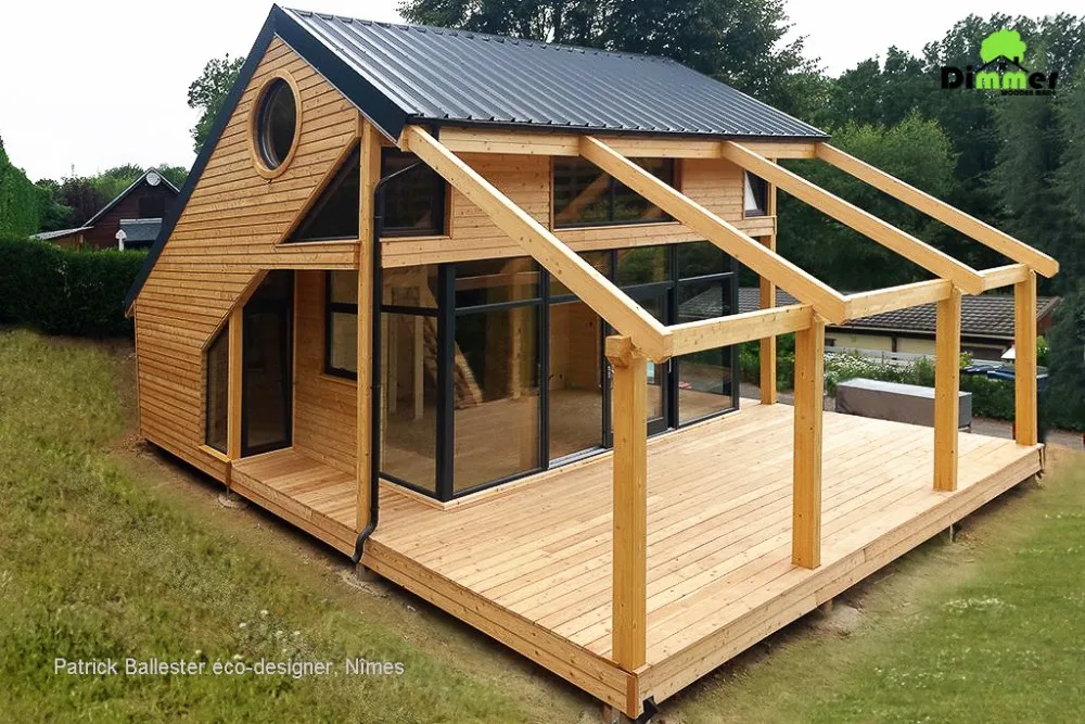 Casa Prefabricada De Estilo Moderno,Casa Prefabricada De Lujo,Kit De