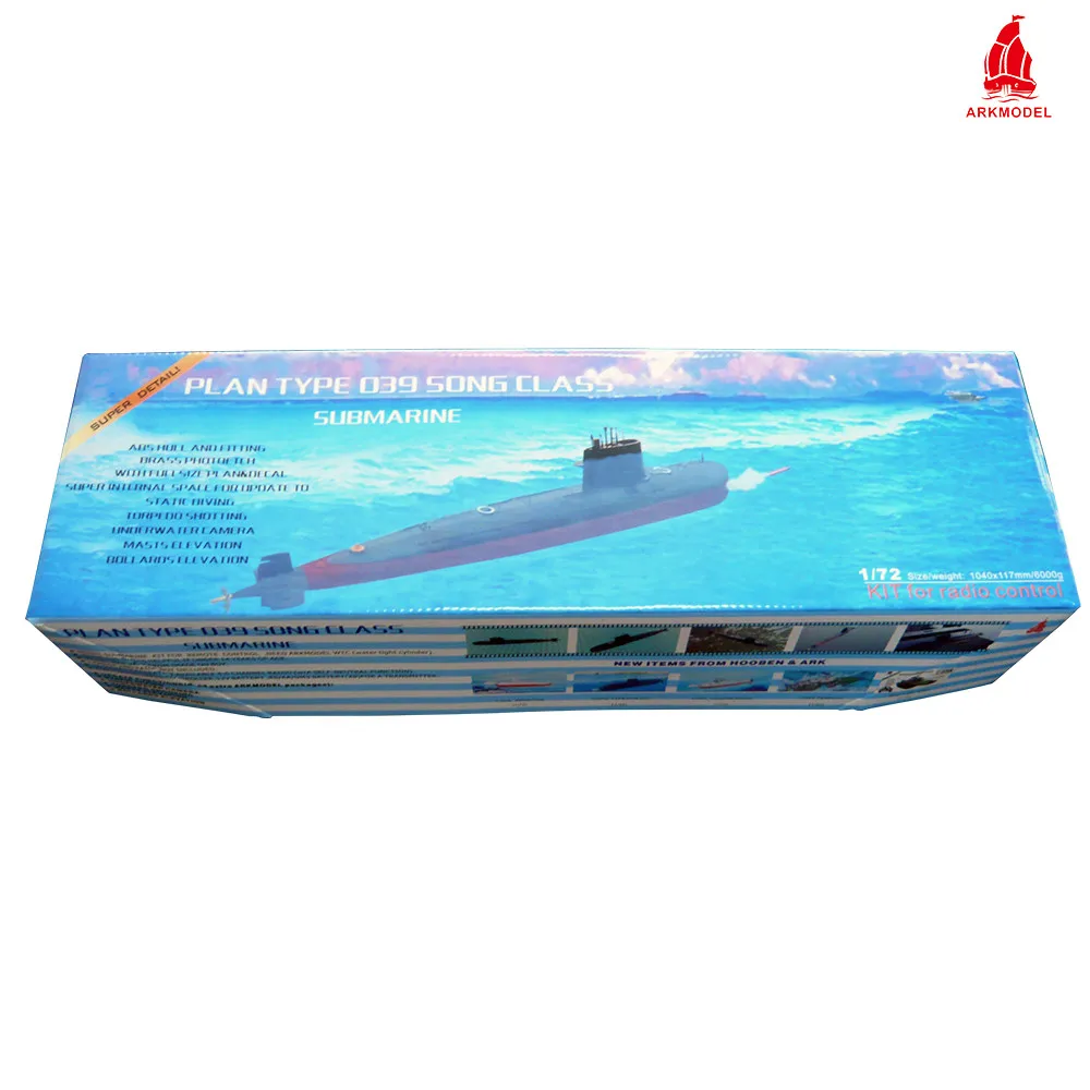 Arkmodel 1/72 China 039 Song Class Rc Submarine 039 Kit With Wtc Single ...