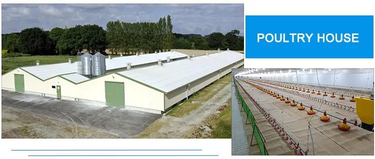 High Quality Heat Proof Chicken Broiler Design Prefabricated Poultry
