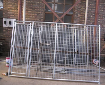 Disesuaikan Besi Besar Stainless Steel Kandang Anjing Kandang