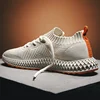 2019 Wholesale 4D Print Outsole Fish Mesh Upper Men Fashion Sneaker Breathable Street Walking Shoes Casual Walking Shoes