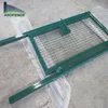 Green Color PVC Coated 3d Fence With Post Cheap Wire Bending Fence Gate