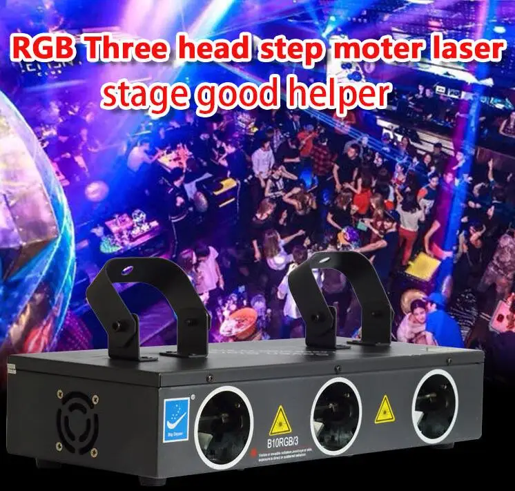Betopper 3 Eyes RGB Projector Laser Stage Lights B10RGB/3