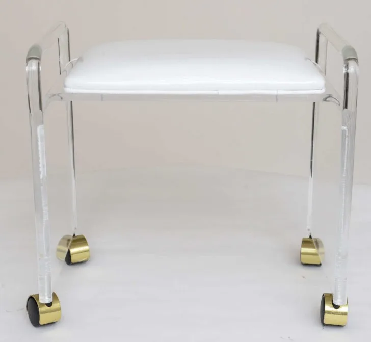 Clear Acrylic Kitchen Stool Fancy Modern Acrylic Home Use Bar Chair