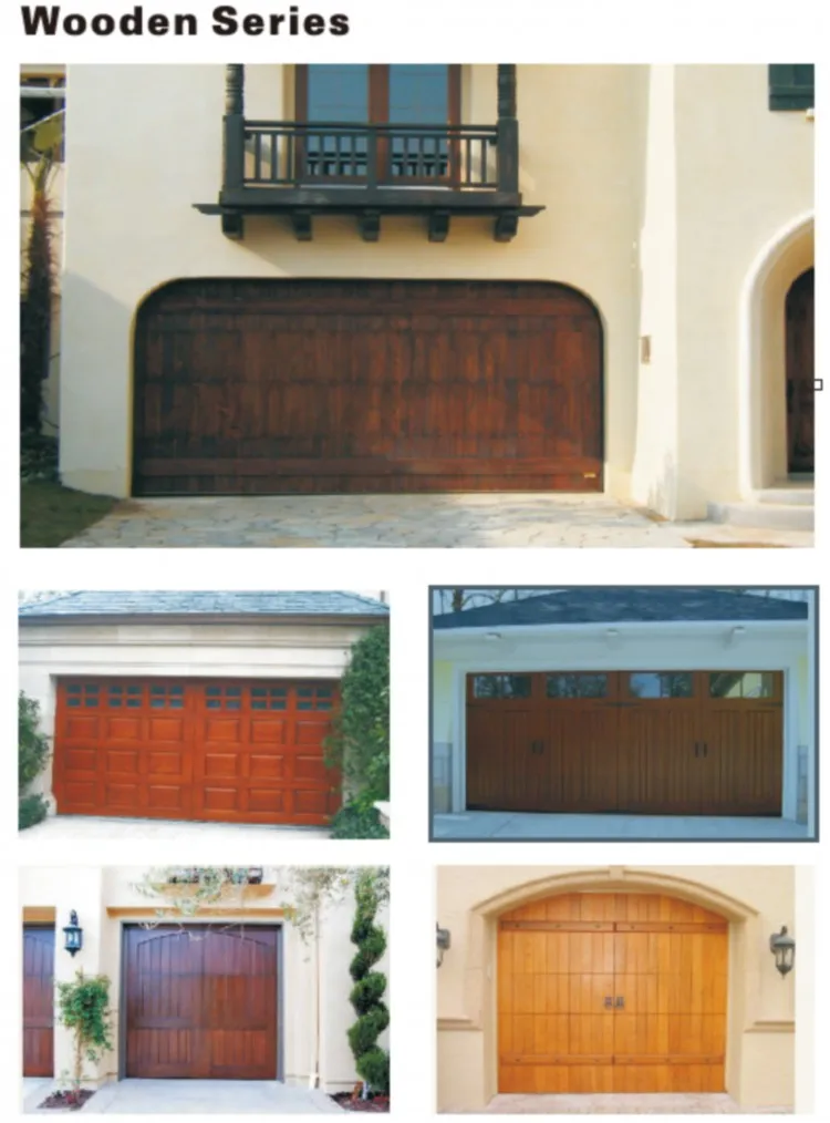 wood garage door