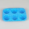 Food grade 6 cups muffin pan full color nordic personalized bakeware cake baking tray
