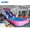 best quality inflatable water slides china,tall slide with small pool,inflatable swimming pool slide