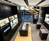 Supply all kinds of custom mall rack ,rack cashier counters,watch shop rack design