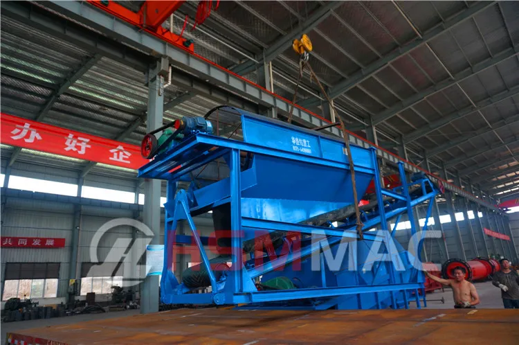 HSM High Capacity Rotary Trommel Compost Sifter For Carbon Production Lines Coal Ash