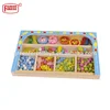 Promotional Plywood Birch EN71 Certified Wood Lacing Bead Toy Intelligent Toy