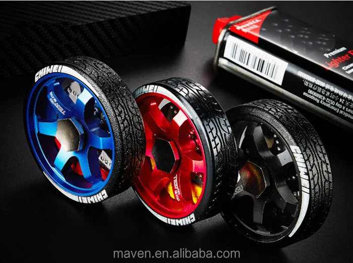 5 Models Metal Alloy Car Wheel Rim Hub Hand Spinner Fidget Spinning