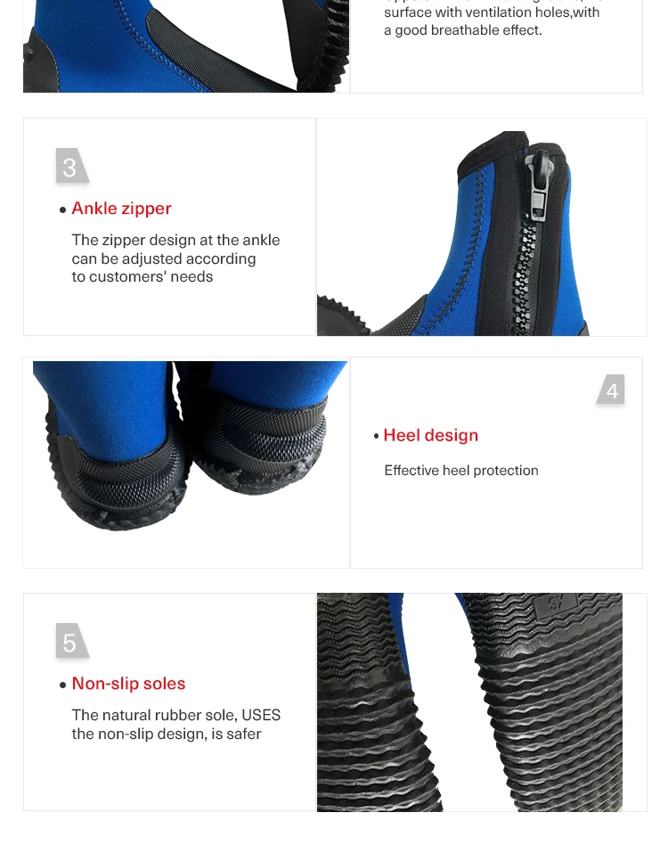 Wholesale Portable Scuba Diving Swimming Boots Outdoor Water Shoes