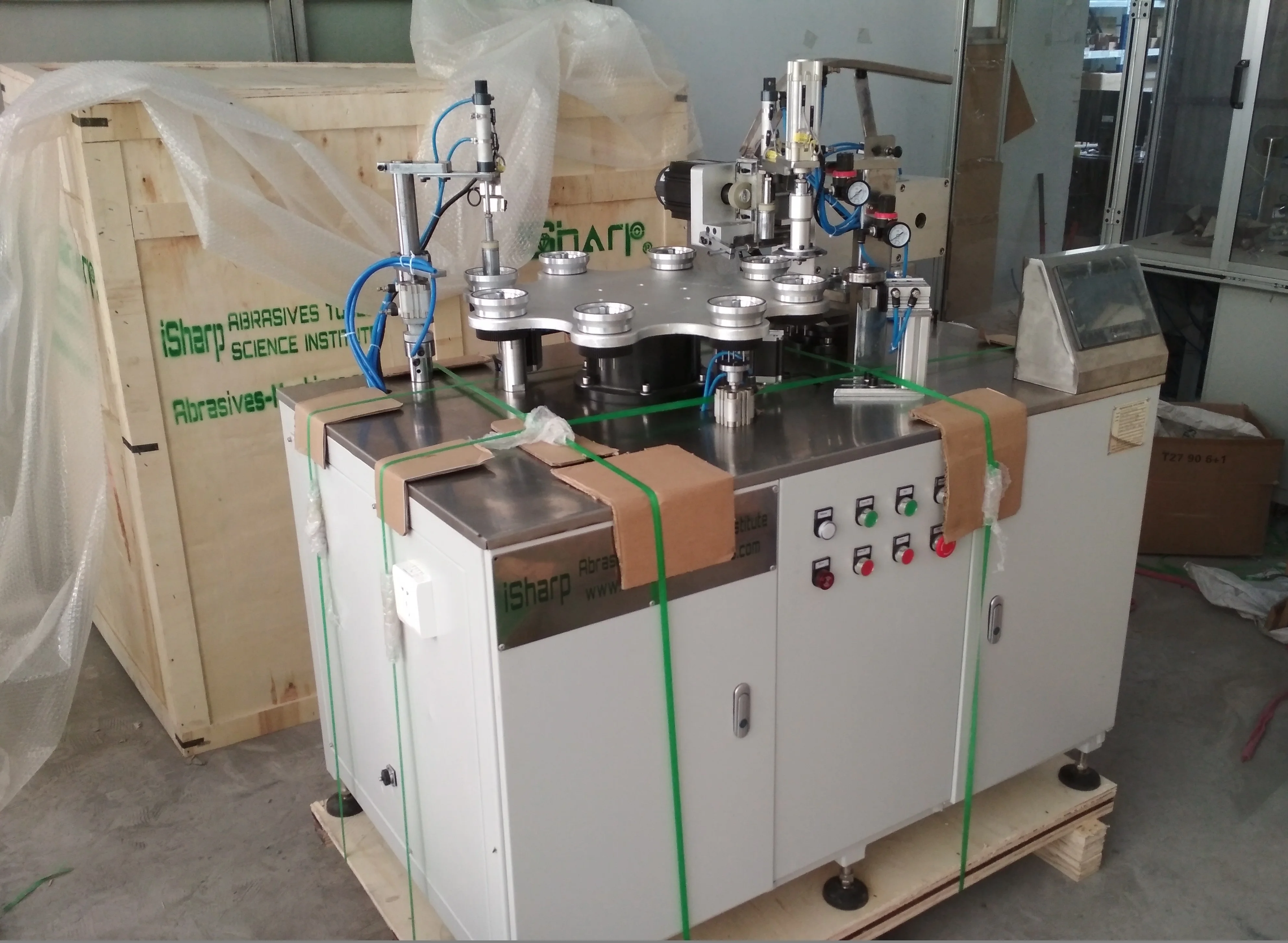 Semi Automatic Flap Disc Making Machine/production Line For Producing