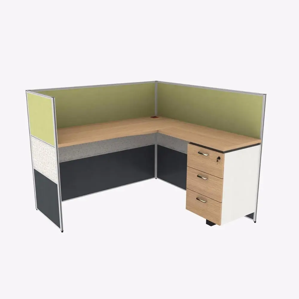 Cheap Price Office Furniture Office Cubicles Workstations Table Desk With Partition 1 Person 