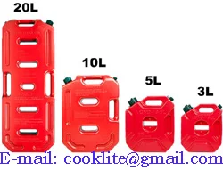 Flat Plastic Jerry Cans