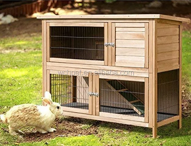 Bunny Rabbit Hutch Wooden Hen House/Wood Chicken Coop Outdoor Garden Backyard Poultry House Tangkula 52 Rabbit Hutch 