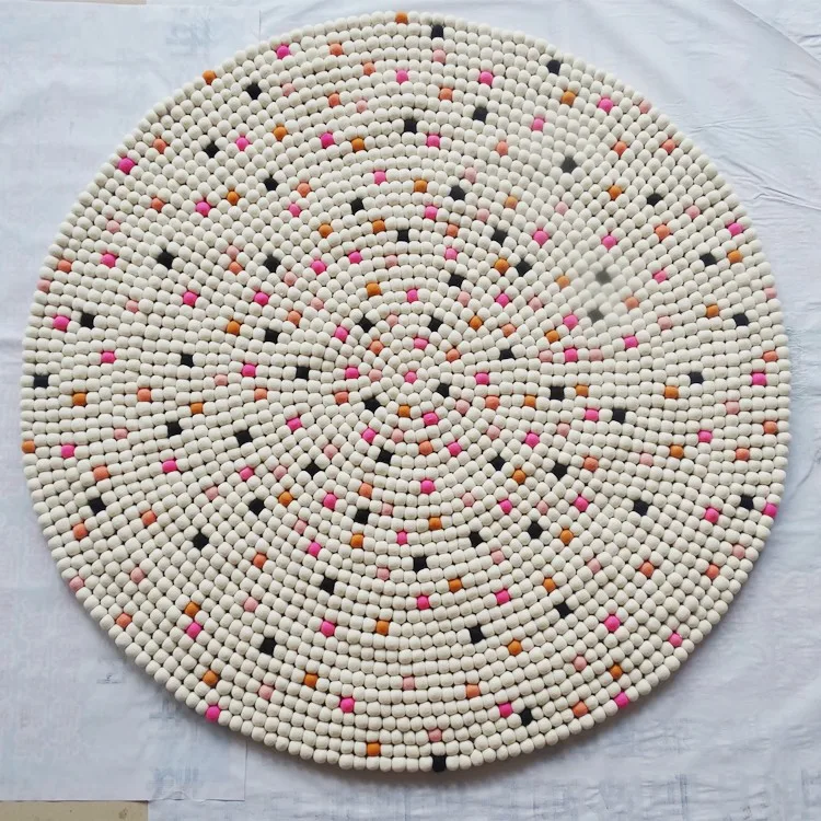 Shop High Quality Nepal Handmade Felt Ball Rugs & Carpets