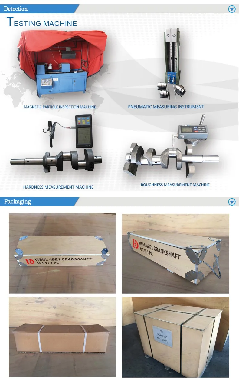 1340130020 Steel Crankshaft 2kd Engine Used Car Parts Germany