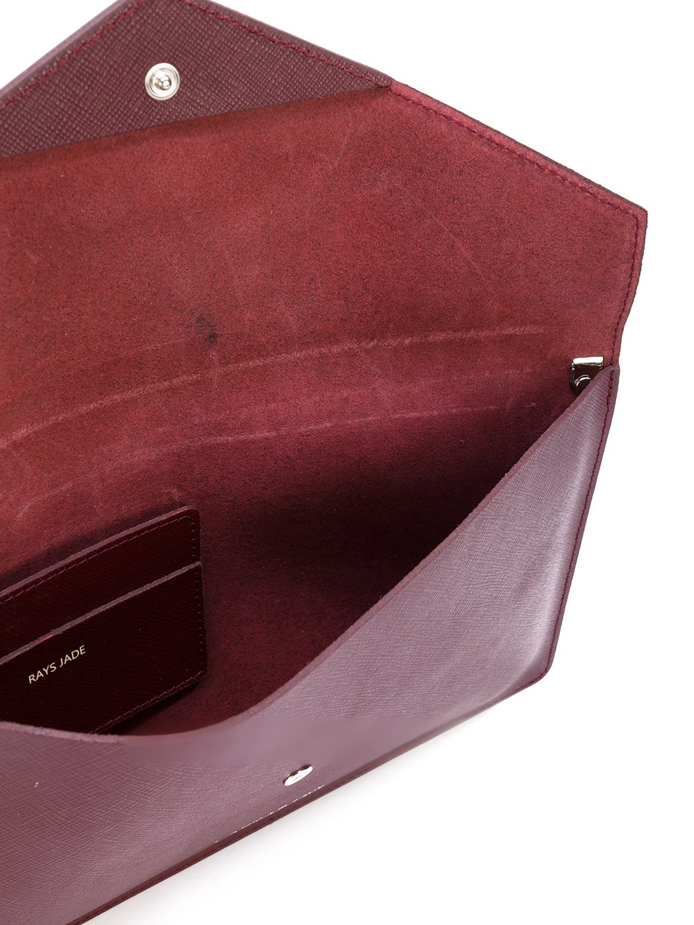 High quality custom purse genuine leather envelope clutch bag for ladies