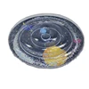 Cheap Round Inflatable glitter air mattress as beach glitter pool float for adults and kids safe swimming ring