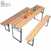Strong wooden garden beer table an ideal choice for your outings