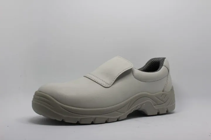 en iso 20345: 2011 白色超细纤维鞋面 pu 外底抗静电安全鞋