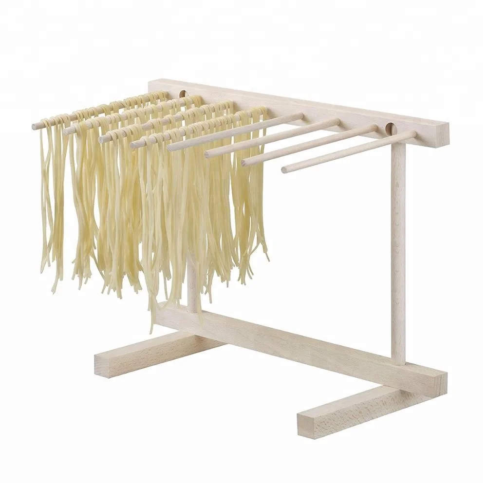 White Spaghetti Pasta Measurer Tool for Household Pasta Maker Collapsible Fresh Pasta Drying Rack 