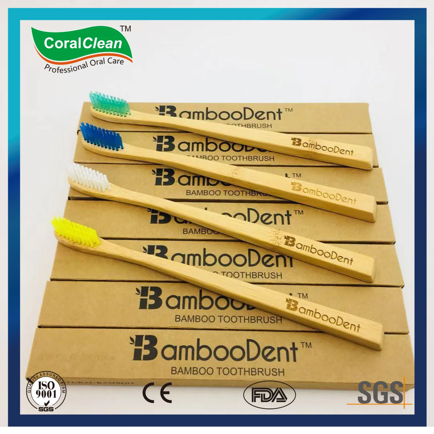 Top Quality 100% Biodegradable Charcoal Natural Bamboo Wood Handle ...