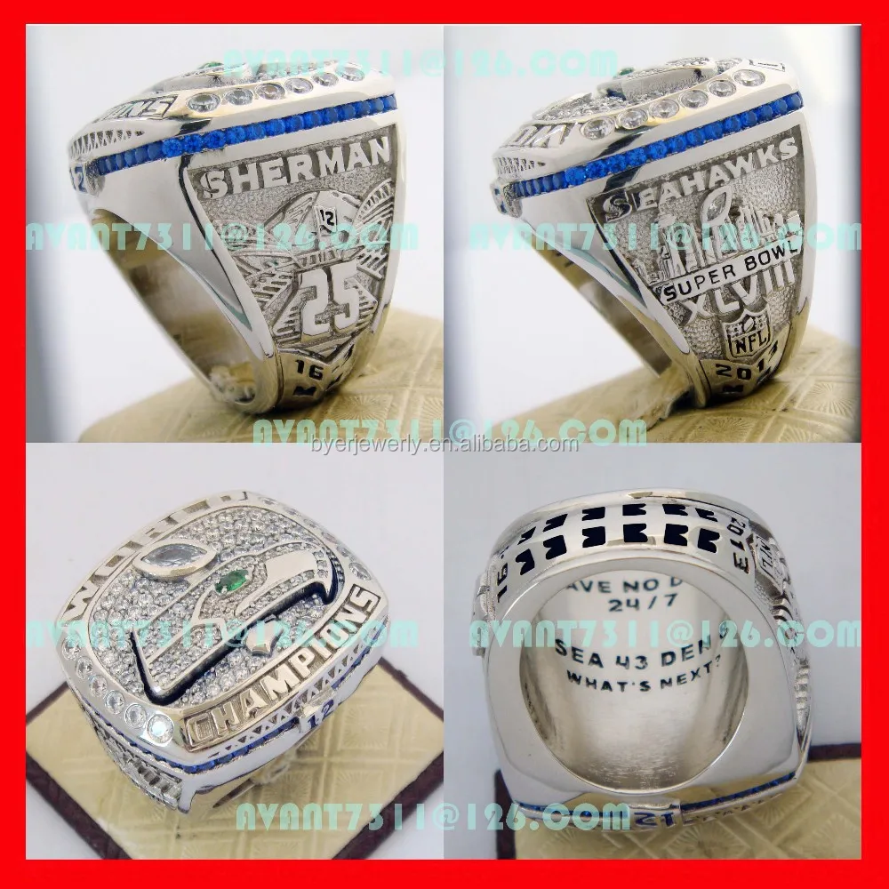 2013 seattle seahawks super bowl championship ring