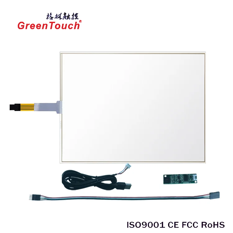 15inch Resistive 5wire Touch Screen Glass Elo 3m Usb Controller For Lcd ...