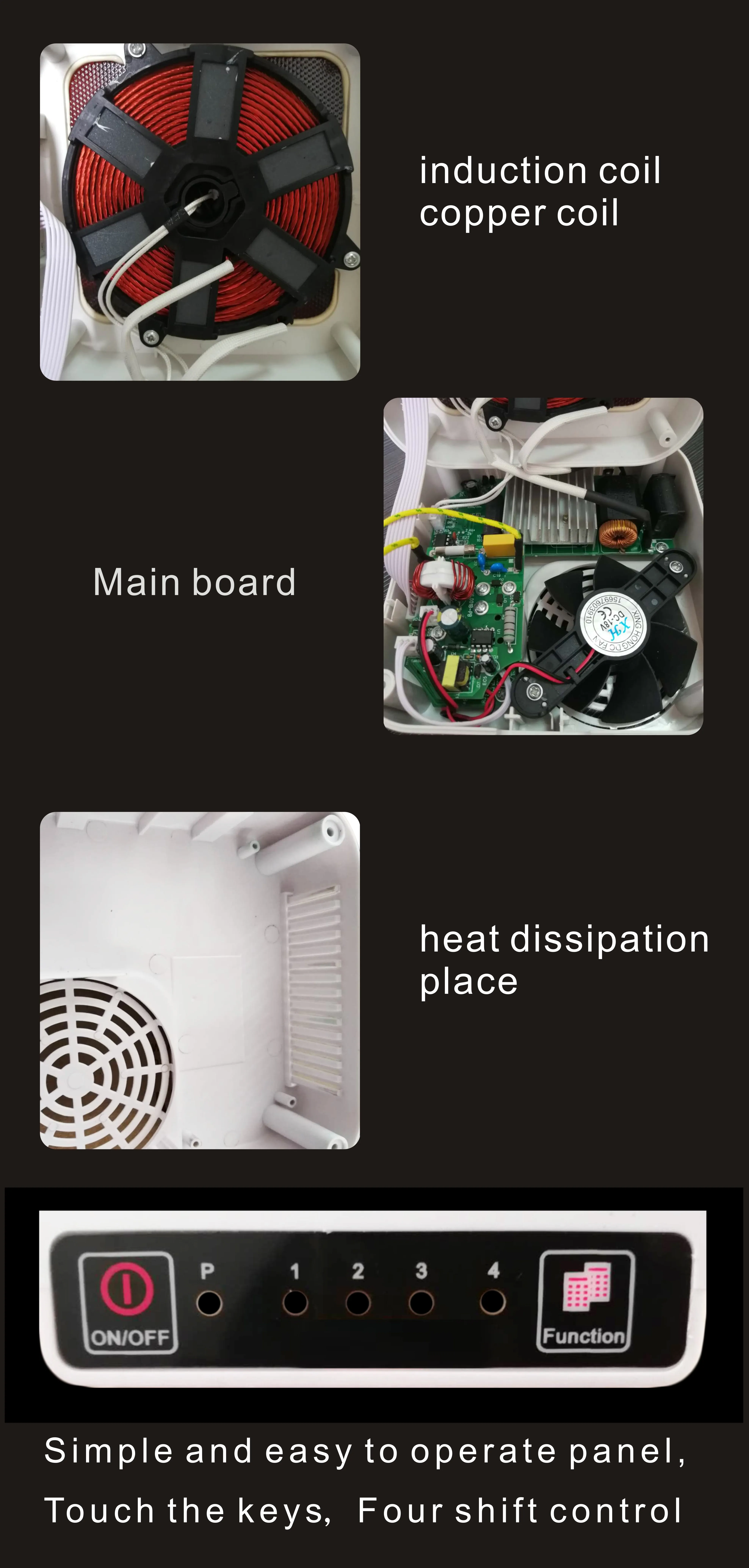 Easy Cook High Quality Powered Induction Cooker Manufacturer Factory