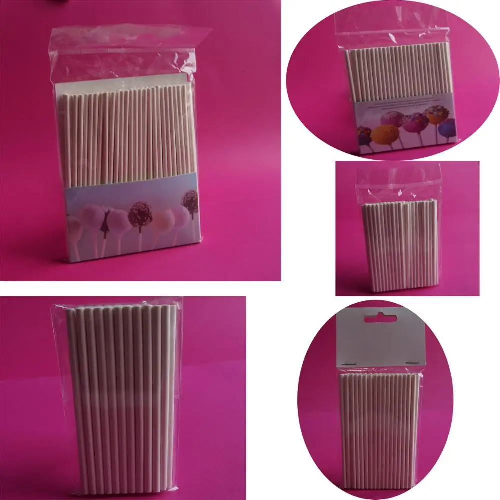 Food grade paper cutting stick, cake cakepop candy paper stick
