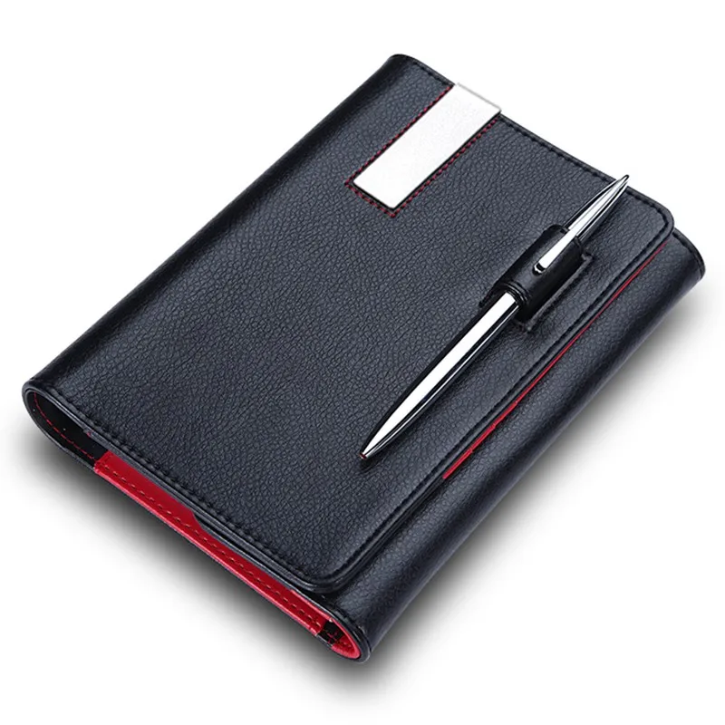 Fashion Popular Diary Personalized A5 Pu Leather Notebook With Pen