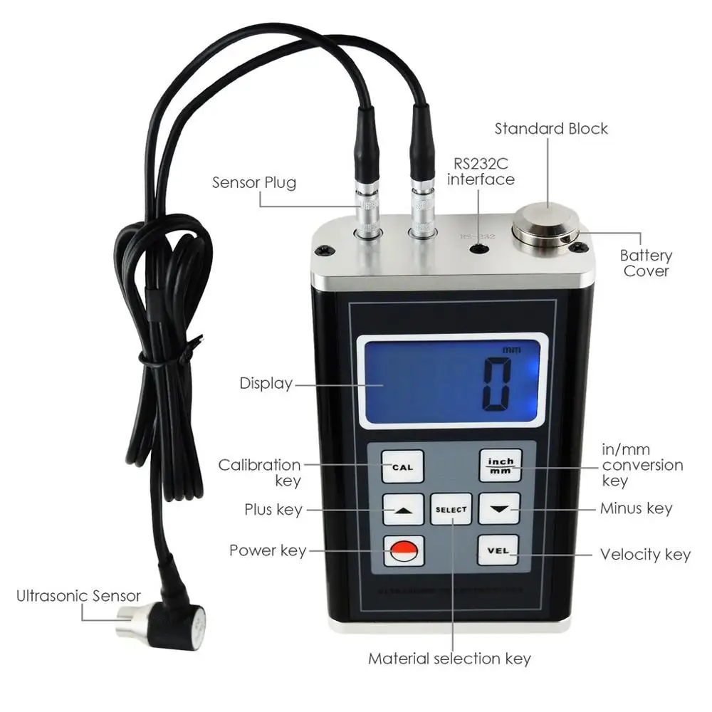 Hot Sale Ultrasonic Thickness Measuring Machine,Ut Thickness Gauge ...