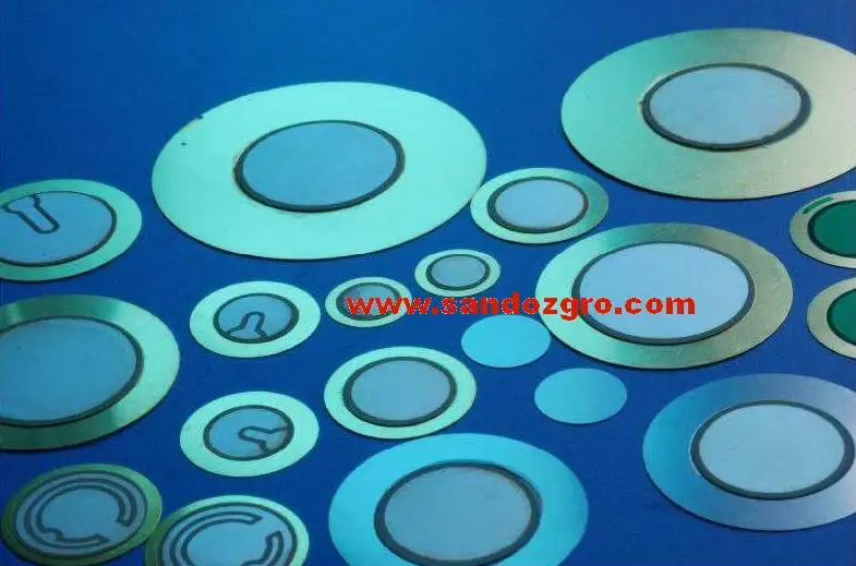 PZT ceramics conductive silver paste