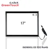 17 inch infrared IR touch sensor frame with multi-touch making your PC to be touch Screen