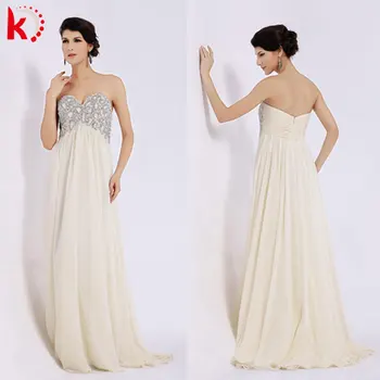 White Organza Prom Dress