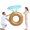 Diamond Shape Summer Safety PVC Swimming Ring Pool Floating Circle Water Toy Water Sport For Fun For Children Adults