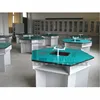 Hot sale hexagon lab bench table, safty lab furniture for school, high quality commercial lab table