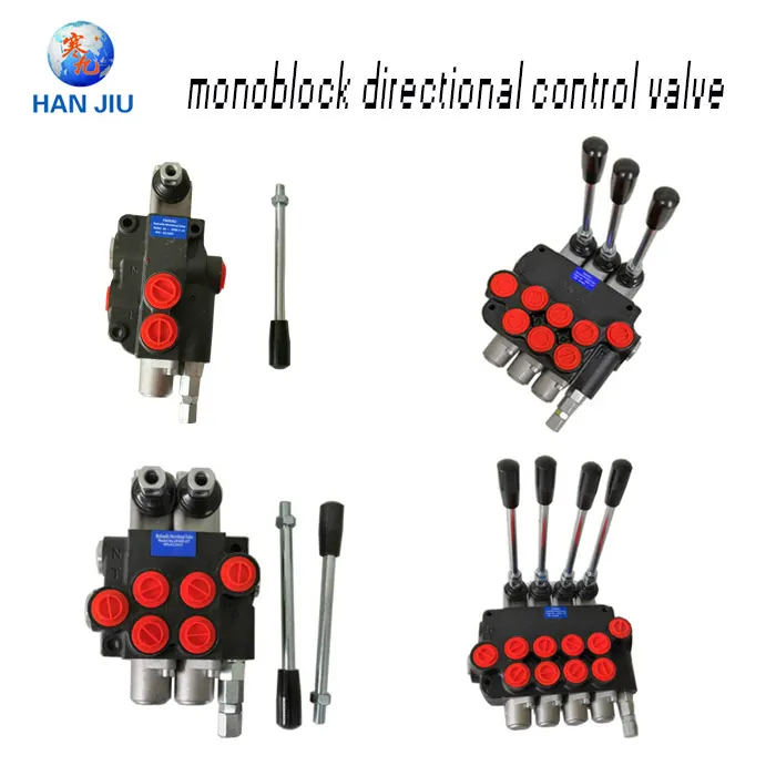 one way 80LPM Hydraulic Monoblock Direction Flow Control Valve Block P80 Series Valves Hydraulic with High Quality