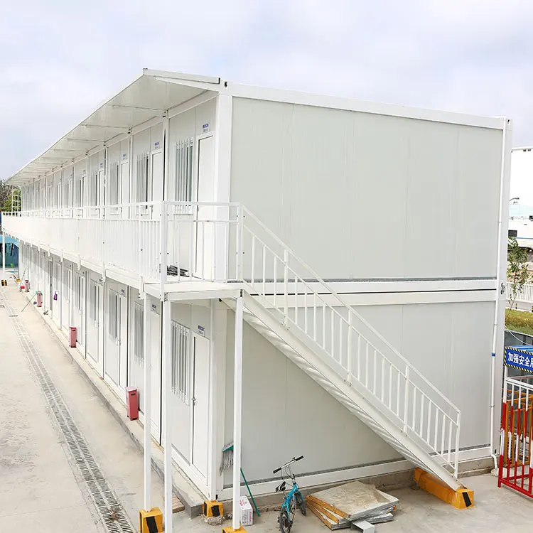Prefabricated house  based on  construction site and temporary residence