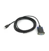 3ft USB Male to RS232 DB9 Male Serial Cable with CH340 Chipset for Windows 10, 8, 7, XP