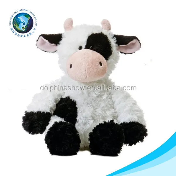 plush cow keychain