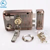 custom hot sale 311 brass cylinder keylock 6 computer keys rim lock