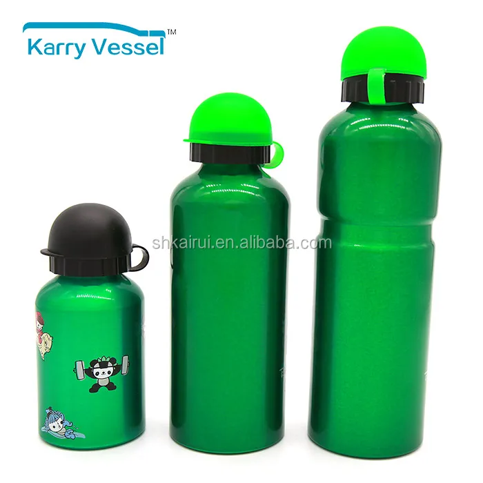 Customized Logo Outdoor Drinkware Bpa-Free Aluminum Sports Water Bottle With Lid