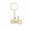 China customized cheap hard enamel OFO bicycle sharing metal keychain