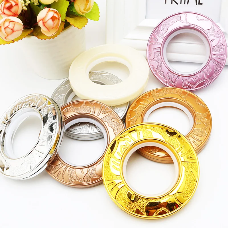 Abs Multicolor Plastic Shower Curtain Rings,Hot Selling Round Curtain