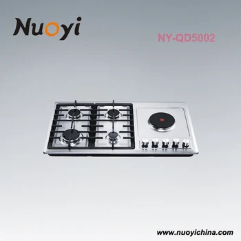 5 Burner Gas Electric Cooktop Gas And Electric Burner Electric